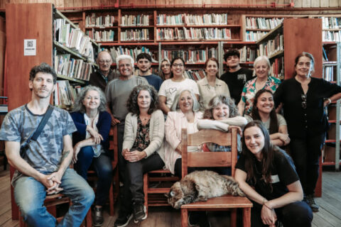 El equipo de la Biblioteca con renovación de autoridades.