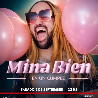 Mina bien en un cumple